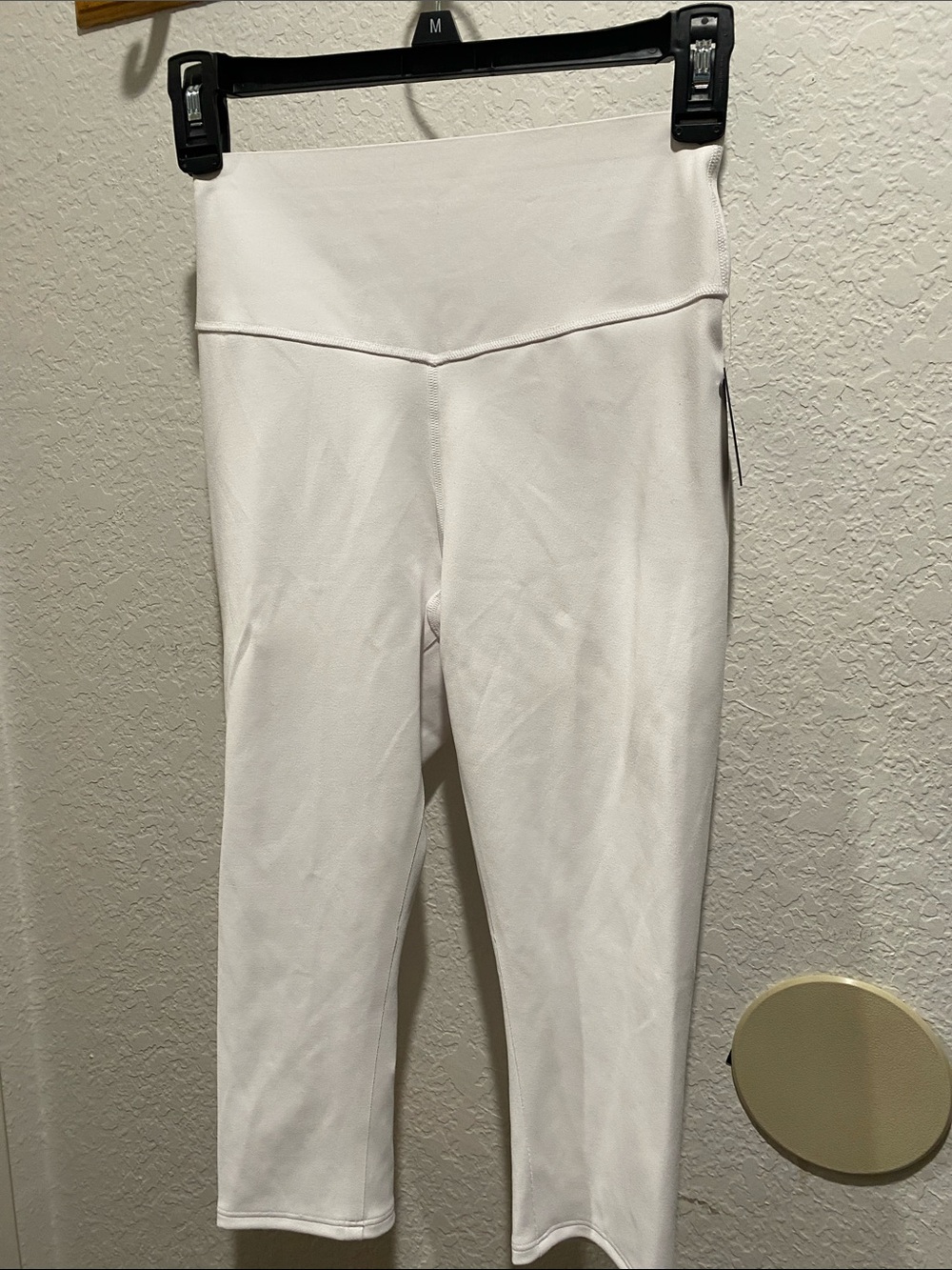 VSX White High-Rise Capri Leggings